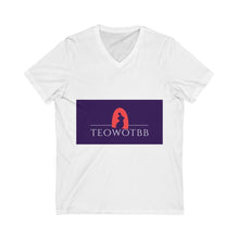 Load image into Gallery viewer, Unisex Jersey Short Sleeve V-Neck Tee