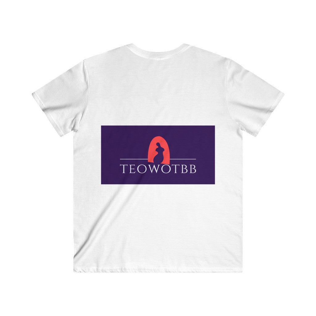 Men's Fitted V-Neck Short Sleeve Tee