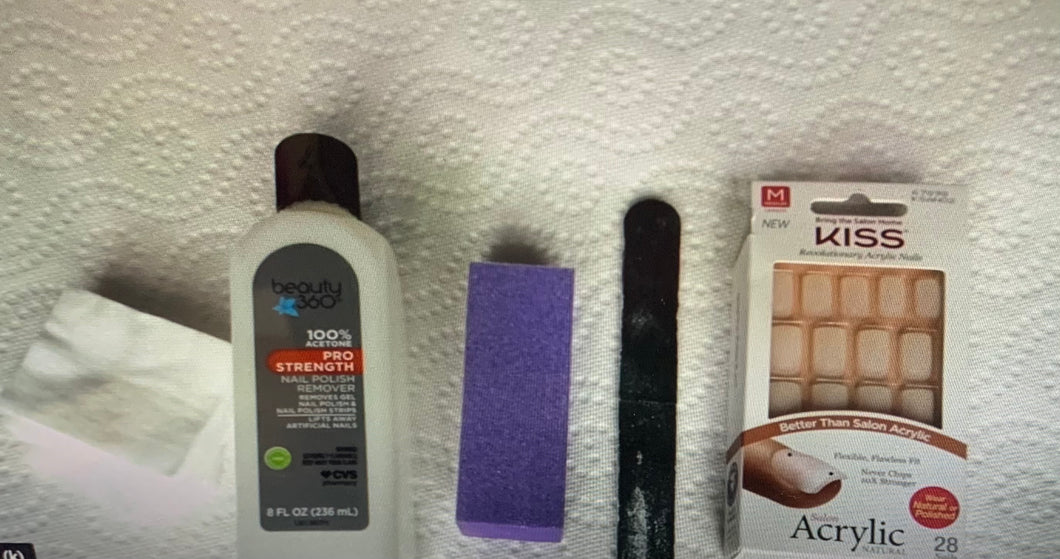 DIY-How to Apply acrylic nails